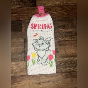 Aristocats Spring Hanging Kitchen Towel